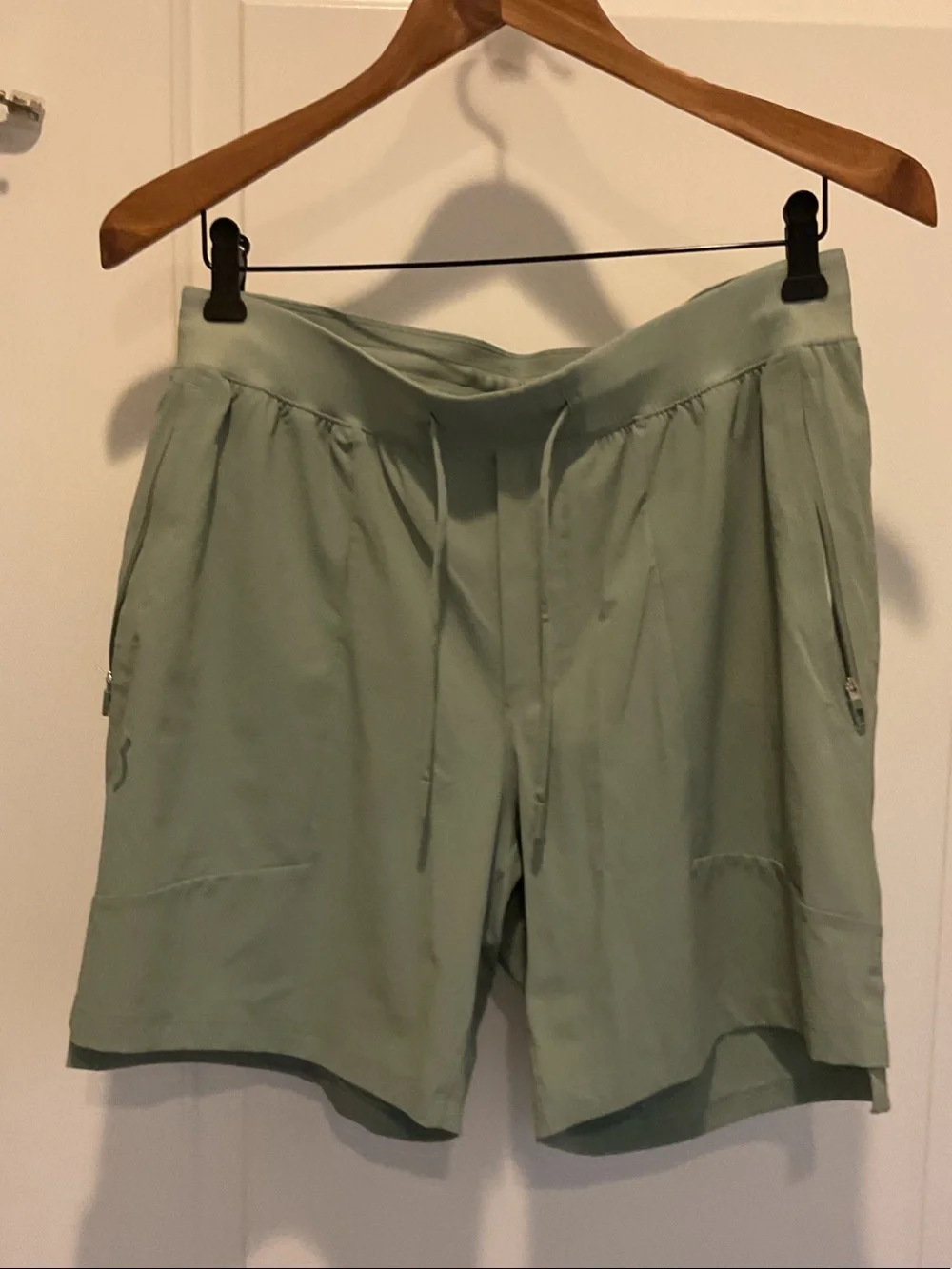 lululemon athletica Men’s Sage Green Lightweight shorts